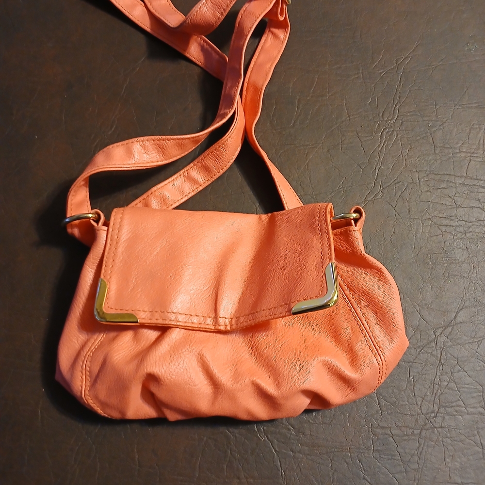 Elegant Coral Shoulder Bag